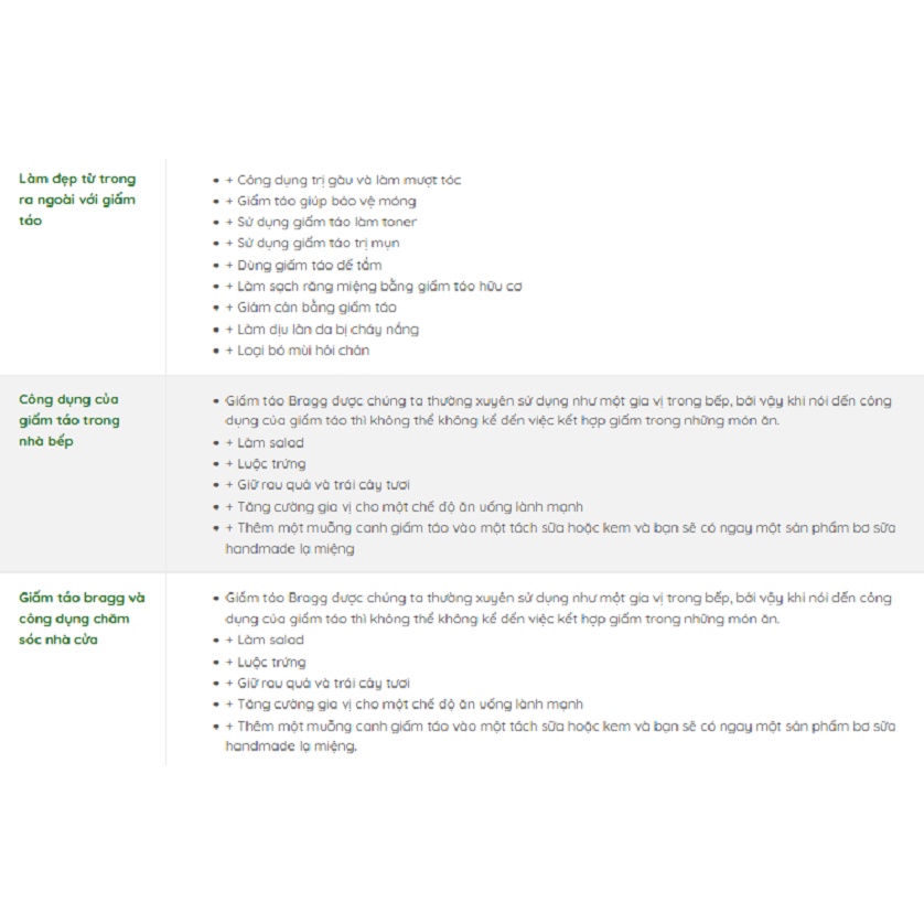 [CHAI LỚN 946ml] [Organic] GIẤM TÁO HỮU CƠ [USA] BRAGG Apple Cider Vinegar (vaf-hk)