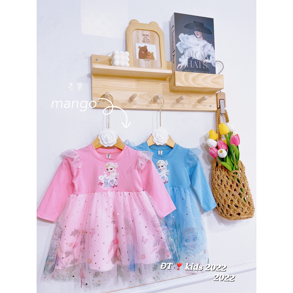 Váy công chúa Elsa dài tay (8-16kg)
