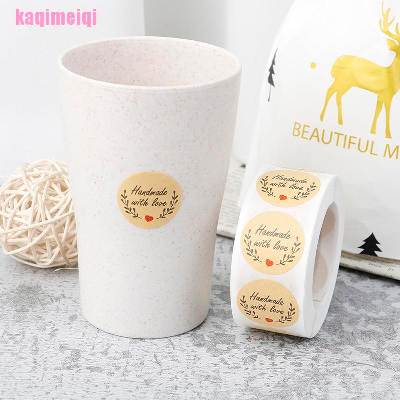 Cuộn 500 nhãn dán chữ Thank You sáng tạo dùng trang trí