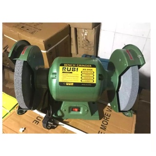 Siêu rẻ=> máy mài kim loại 2 đá cao cấp rubi 550w đường kính lưỡi 200mm 3/4hp - bảo hành 12 tháng