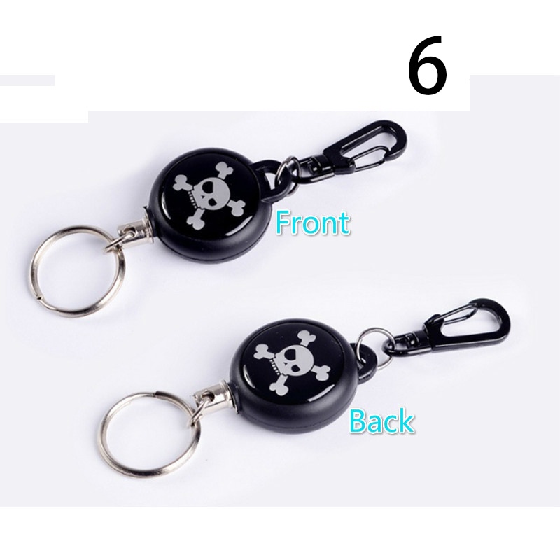 Móc Chìa Khóa Bằng Thép Chống Thất Lạc Hình Đầu Lâu