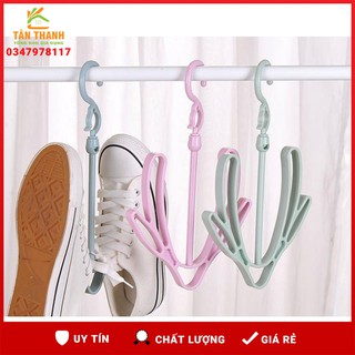 Móc treo phơi giầy dép – dụng cụ phơi giày dép 2 hai chân loại dày