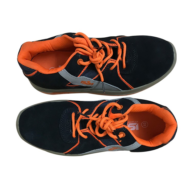 Giày da bảo hộ Italy Industrial Starter 35055 màu cam thời trang siêu bền mũi thép chống đinh