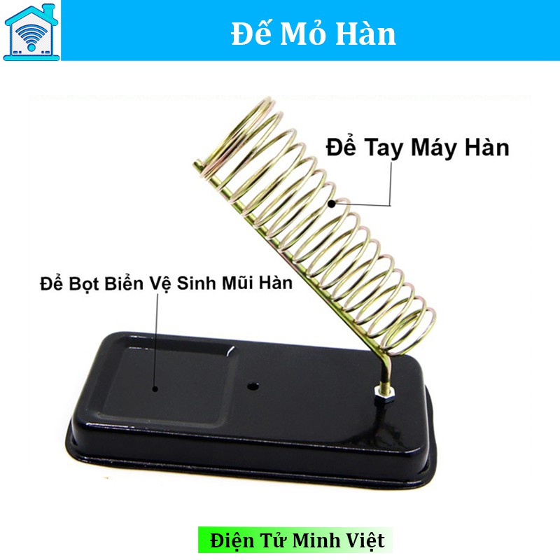 Đế Mỏ Hàn Thiếc Đế Gác Tay Hàn Chì Lò Xo 10x65x128mm