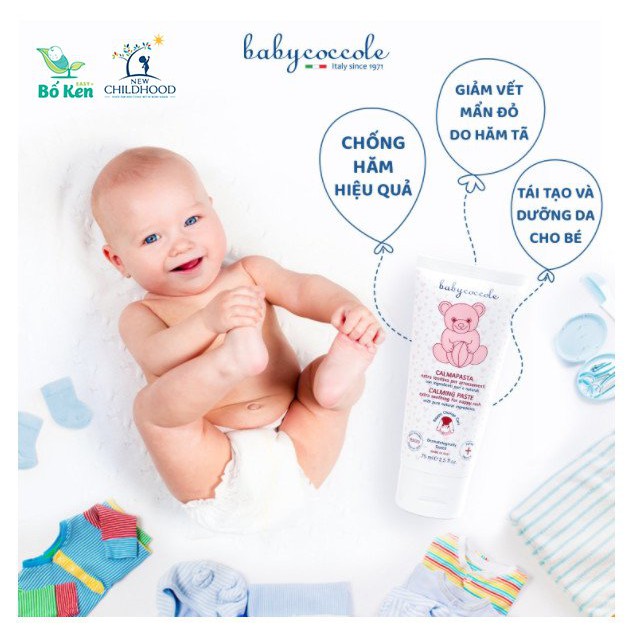 Shop Bố Ken - Kem chống hăm chiết xuất hoa cúc và ZnO Babycoccole cho bé từ 0M+ [Tuýp 75ml]