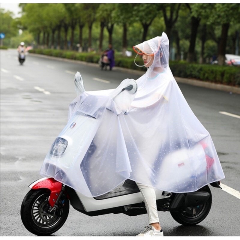 Áo mưa Hàn Quốc cánh rơi trắng chất đẹp