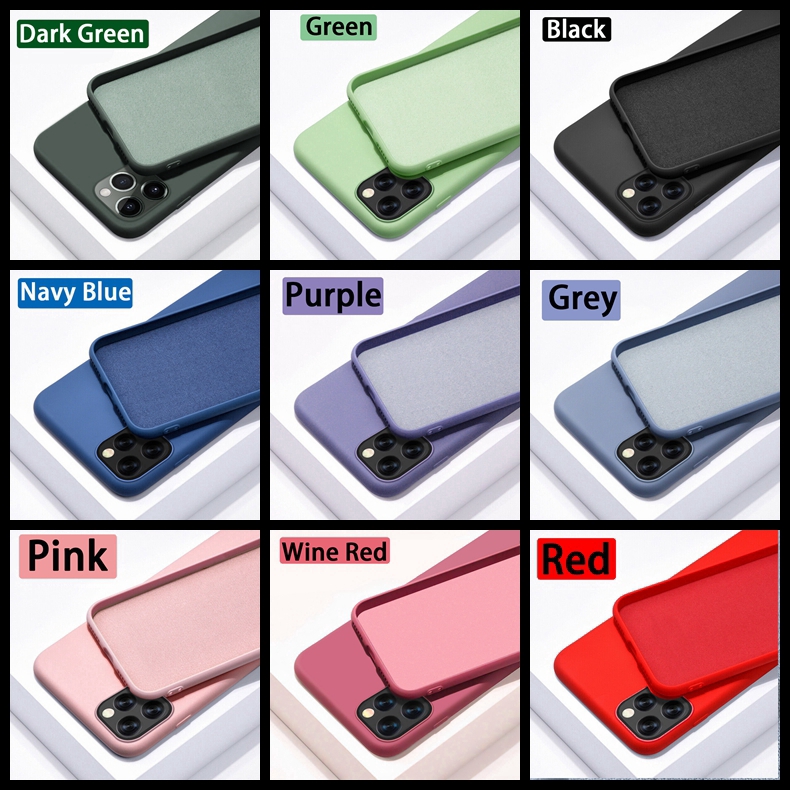 Ốp Điện Thoại Silicone Màu Kẹo Chống Sốc Cho Apple iPhone 7 8 6 6S Plus