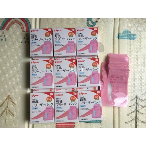 Combo 10 Túi Trữ Sữa Pigeon Cao Cấp 250ML