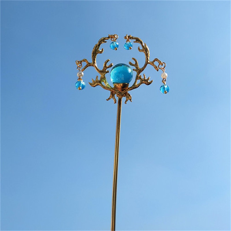 Trâm cài tóc hạt đậu phong cách retro thanh lịch