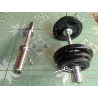 Cặp đòn tạ tay 50cm lỗ to 50cm