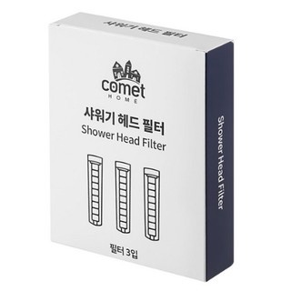 Comet Home Shower Head & Pure Micro Filter  (3 pieces)