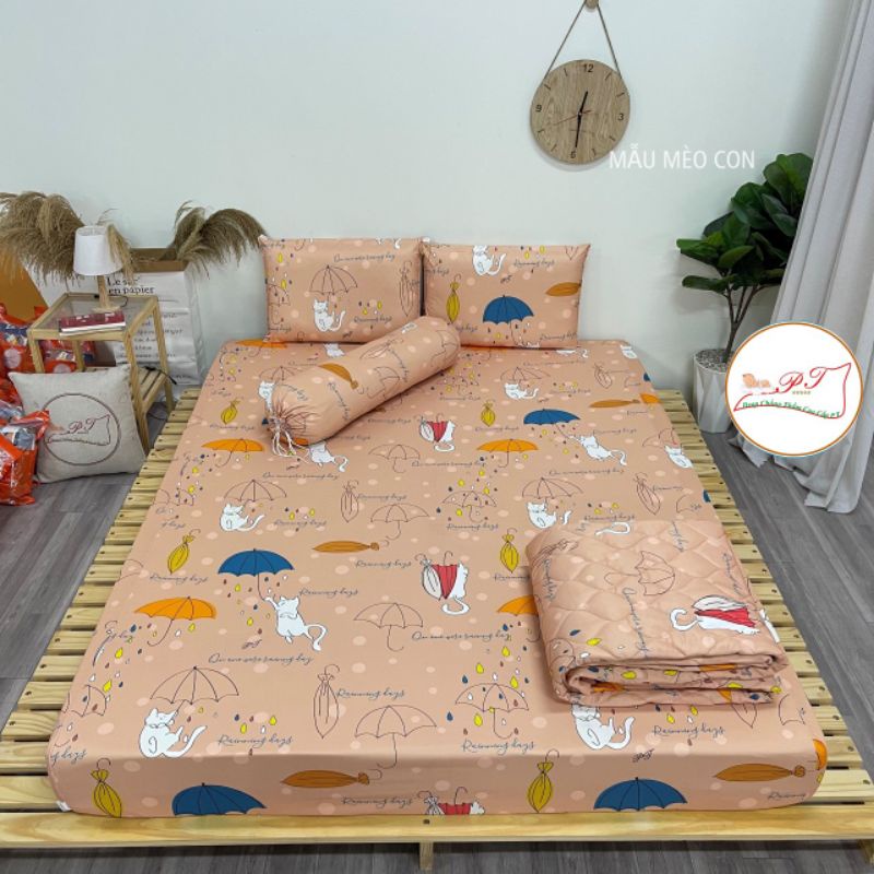 [ HCM ] [ Mẫu mèo con ] Ga chống thấm PT cao cấp (ib để chọn mẫu hoặc đặt size theo yêu cầu)
