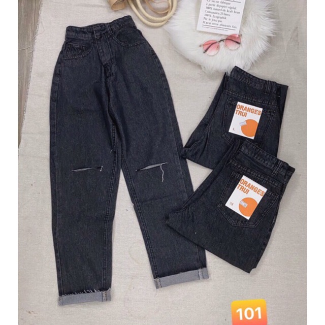 Baggy Jeans Rách Gối ⛅️