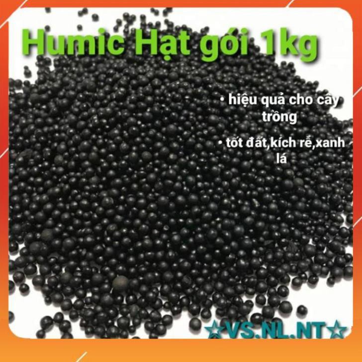 Phân Bón Hữu Cơ Acid Humic 65%min Hạt #gói 1kg !