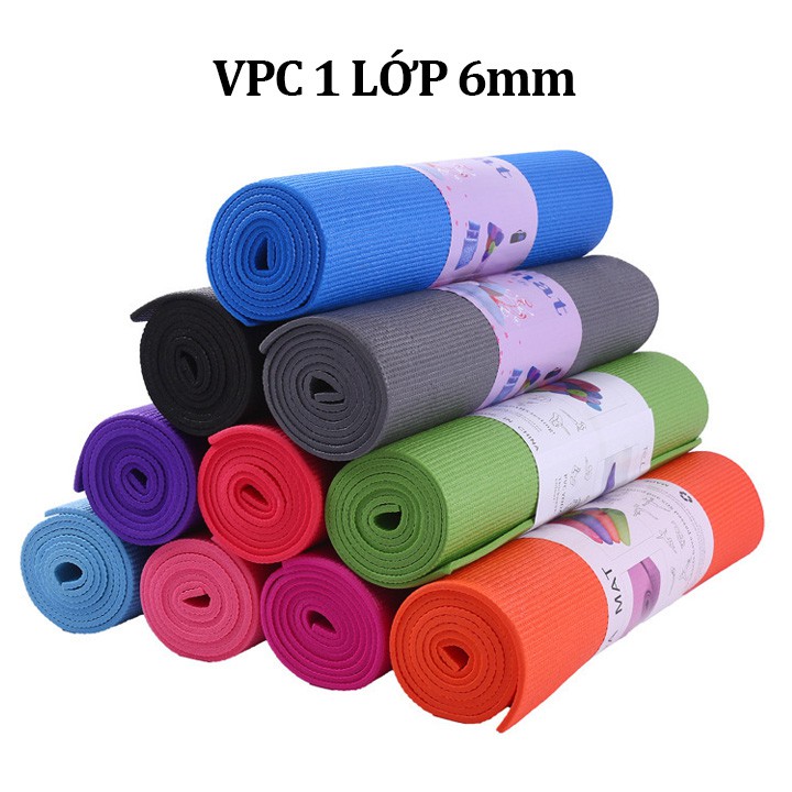 Thảm yoga TQ - VPC 1 LỚP 6mm V85 Shalla