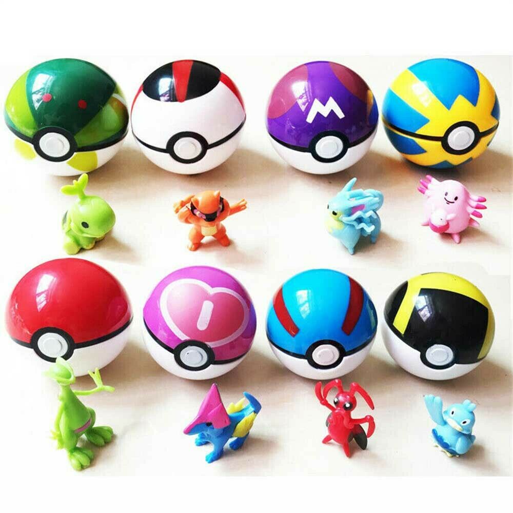 Set 12 Quả Cầu Pokemon Đồ Chơi Cho Bé