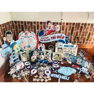 Bảng sinh nhật bé hình chibi ( 50 x 70) cm