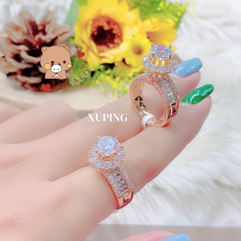 Nhẫn Nữ Xuping Lokalo Shop Mạ Vàng 18K Đeo Bền Lắm Lun - Shop Bảo Hành Khách Iu 03 Tháng M119822