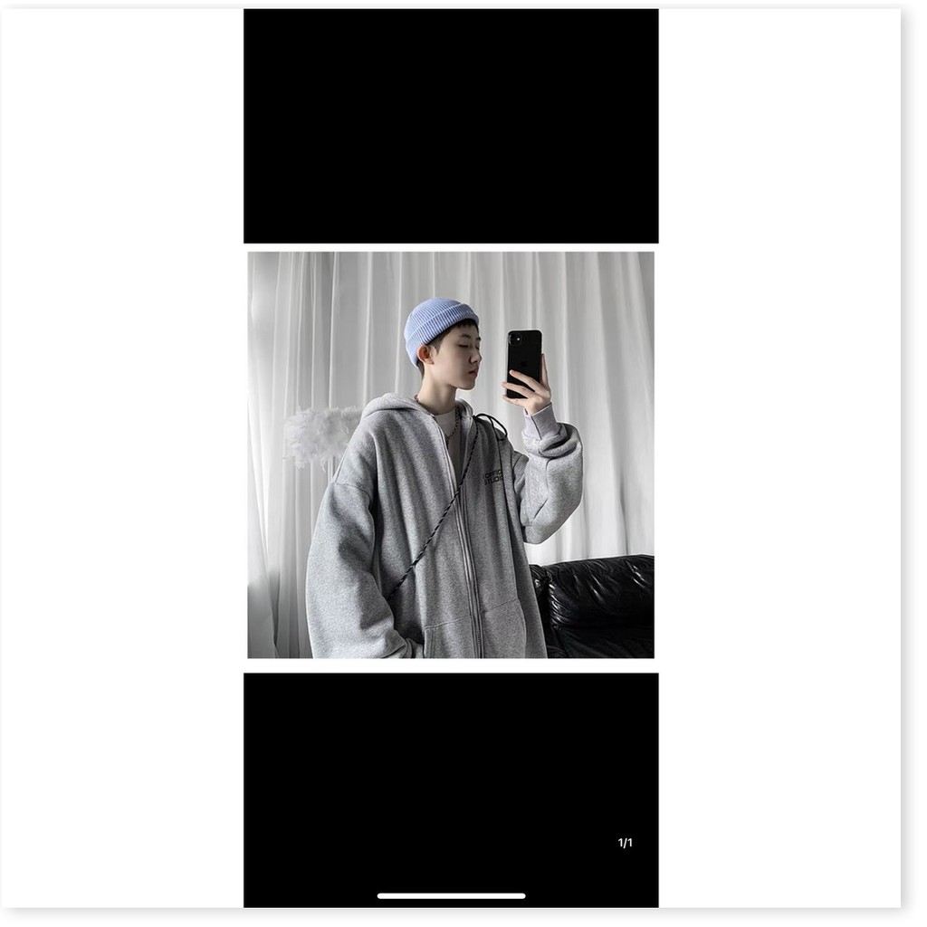 Áo nỉ dây kéo form to y hình SIÊU ĐỆP THỜI TRANG HÀN QUỐC HOT KOKO MI STORE