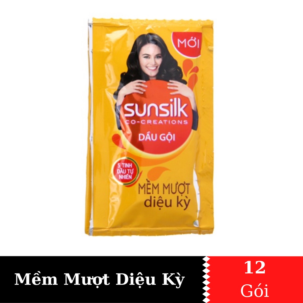 Dây Dầu Gội SUNSILK Dây 6g x 12 Gói