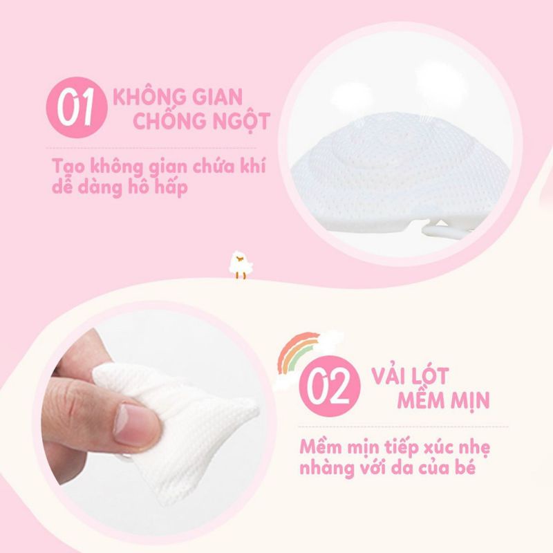 SET 3 KHẨU TRANG CHO TRẺ SƠ SINH HÀNG CHÍNH HÃNG - KHẨU TRANG GẤU CHO BÉ