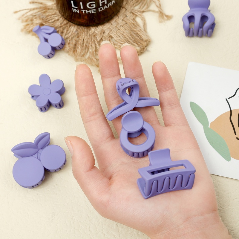 Kẹp Tóc Càng Cua Nhỏ Hình Quả Anh Đào Đơn Giản Phong Cách Hàn Quốc Cho Nữ