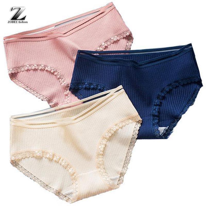 ZOBEE Combo 3 Quần lót nữ Cotton tăm tre kháng khuẩn QL8133C