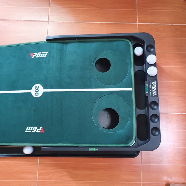 THẢM TẬP PUTTING GOLF PGM : Thiết kế cao cấp, hố xoay 360 độ, chỉnh góc nghiêng và độ dốc