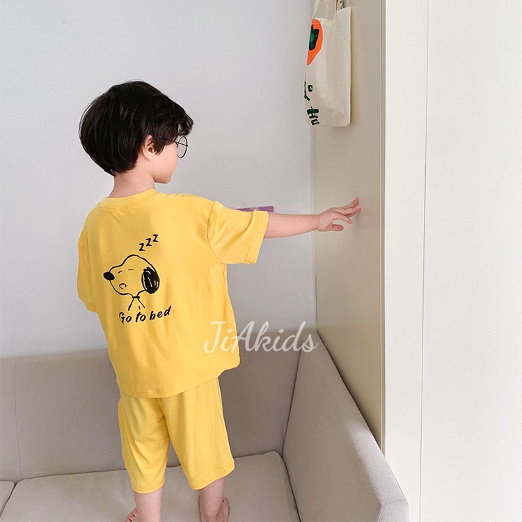 *** Free Ship ***Size Đại (20-32kg)- Bộ Quần Lửng Áo Lửng Chất Thun Lạnh Dành Cho Bé Trai và Bé Gái-Hàng Minky Mom Có Tú