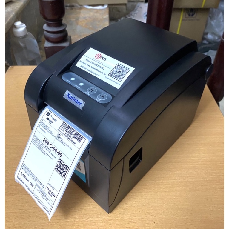 Máy in Xprinter XP 350B in đơn hàng GHTK, in tem nhãn và phiếu giao hàng các sàn TMĐT