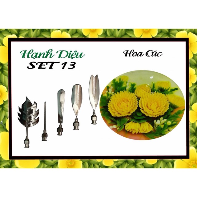 Kim 3D Hoa Cúc Set 13