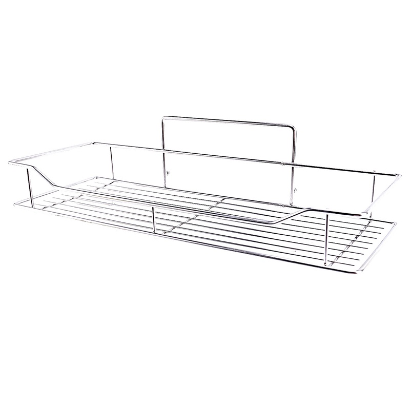 Kệ Đựng Đồ Dùng Bằng Inox Gắn Tường Tiện Dụng Cho Nhà Tắm / Nhà Bếp