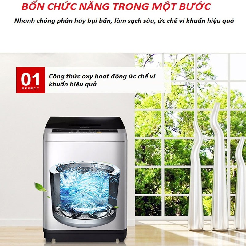 Hộp 12 viên sủi tẩy vệ sinh lồng máy giặt