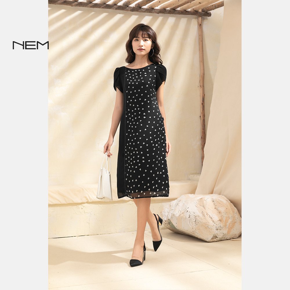 Đầm thiết kế nữ dáng suông NEM Fashion D05192 | BigBuy360 - bigbuy360.vn