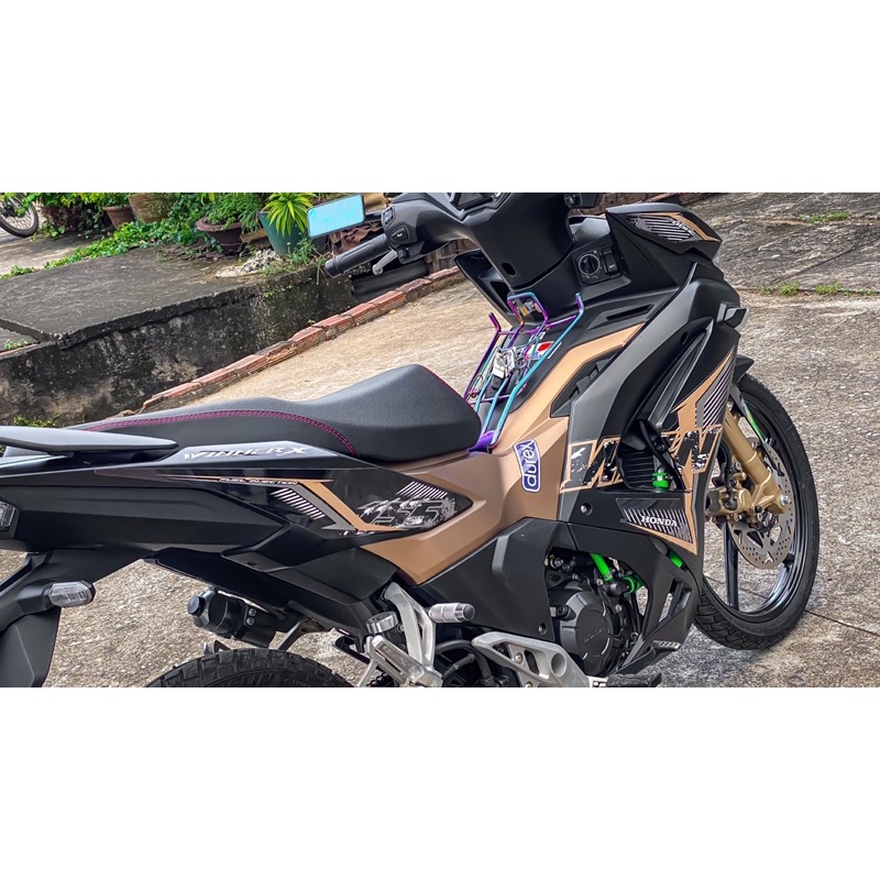 Tem rời Winner X V3 dán cho xe màu đen đồng