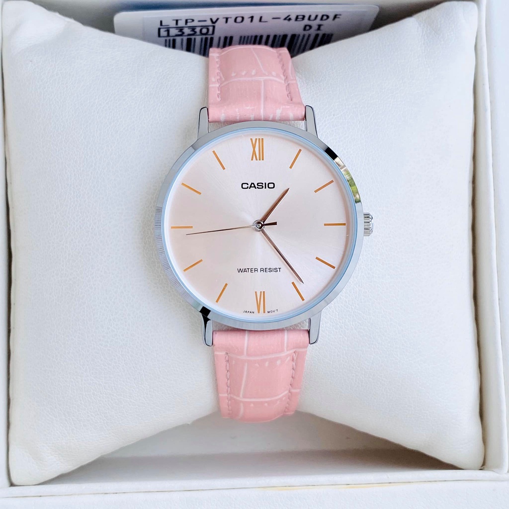 Đồng hồ nữ dây da Casio LTP VT01L-4B Bảo hành 1 năm Hyma watch