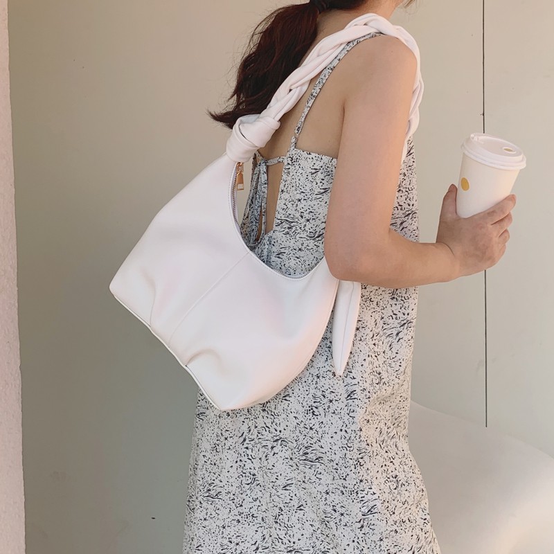 Túi xách nữ ❤️HOTTREND❤️ Túi đeo vai nữ nhiều màu quai xoắn chất liệu da cao cấp