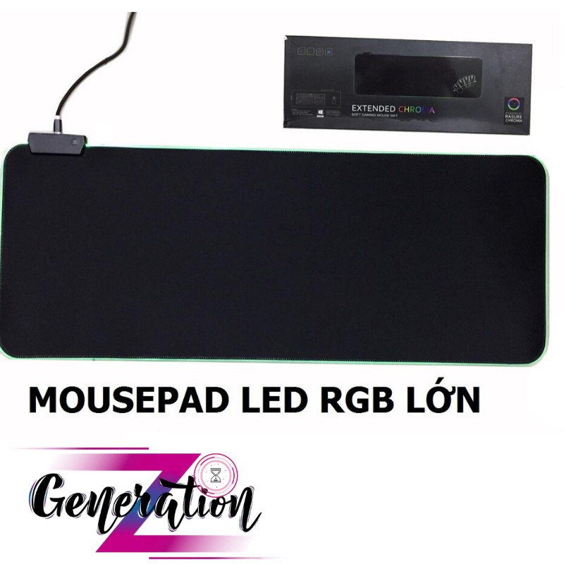 Bàn di chuột có led - lót chuột chơi game có led RGB - tấm lót chuột chơi game Mousepad LED RGB