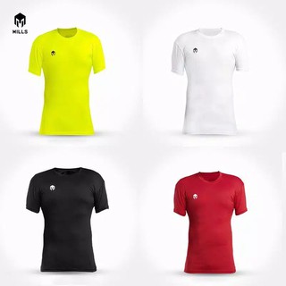 Áo Thun Thể Thao Ngắn Tay Baselayer Mills 11003 Hiện Có 4 Màu