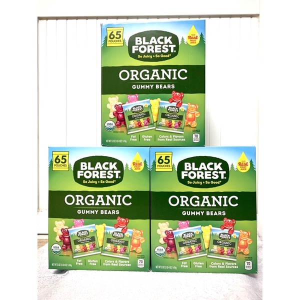 Thùng kẹo dẻo Gấu Black Forest