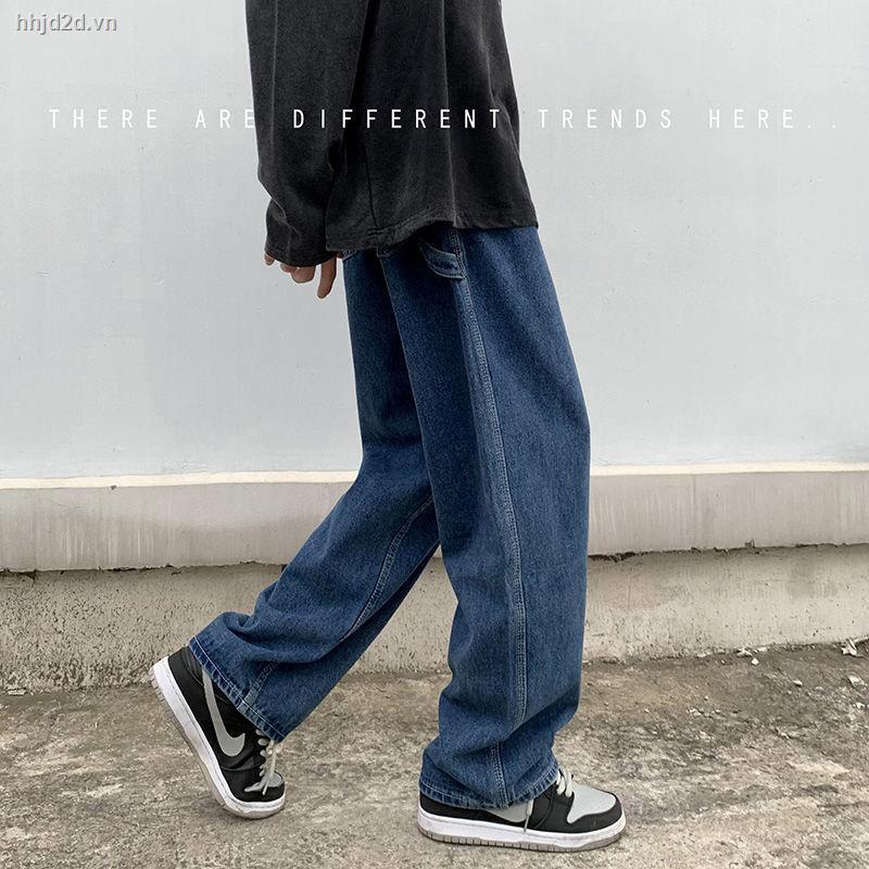 Quần jean ống rộng phong cách năng động cá tính dành cho nam