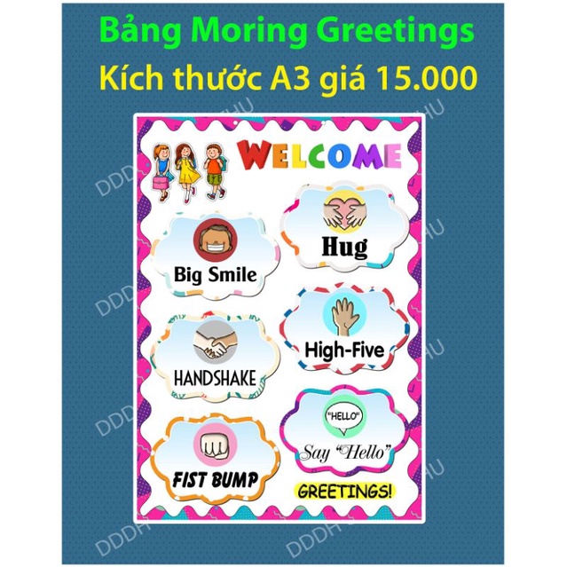 Bảng Morning Greetings