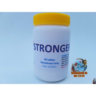  Thuốc Nuôi Gà Đá Stronger Rất Tốt Cho Gà Đá Bo Lớn - Cựa Sắt  100 Viên  
