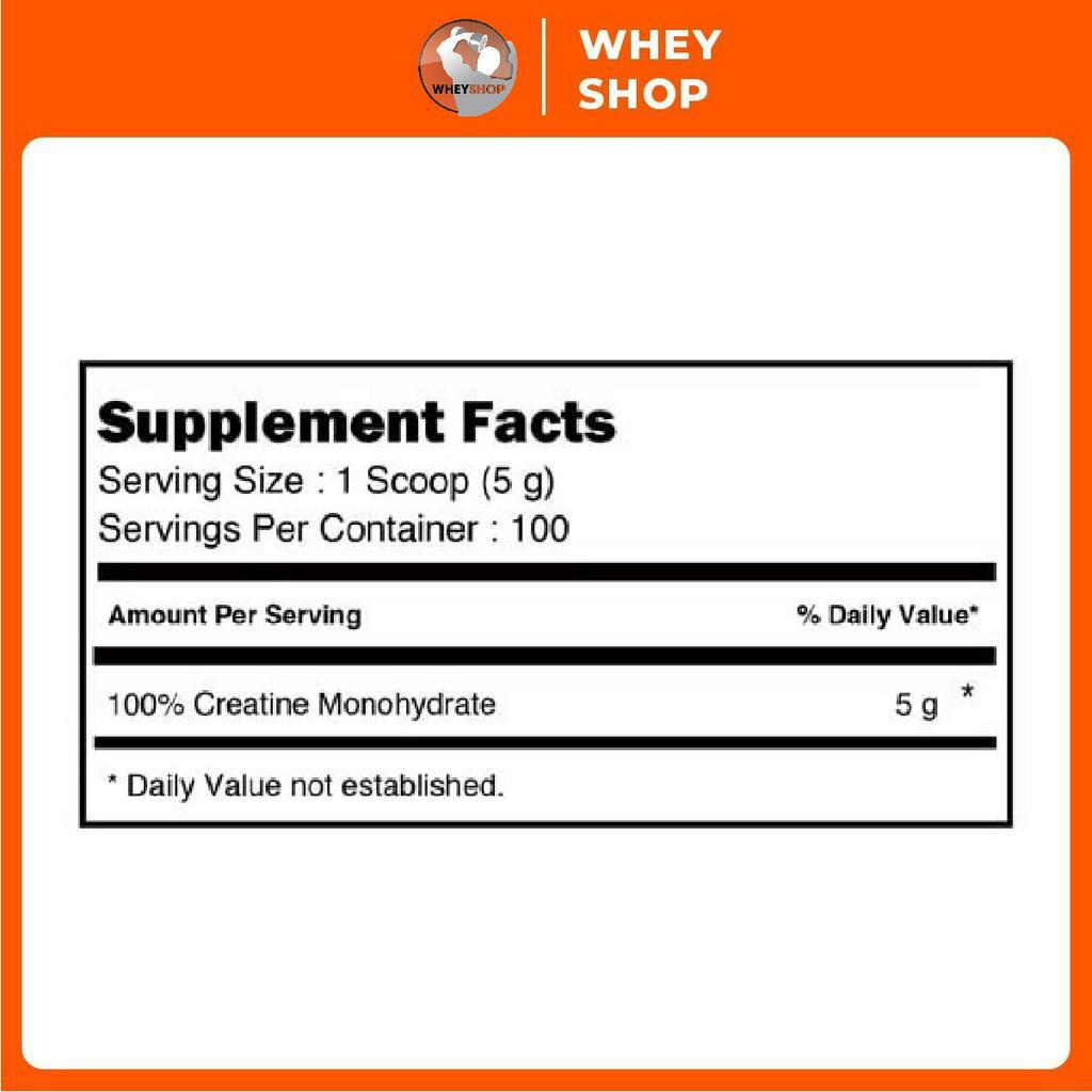 Bột uống tăng sức mạnh VitaXtrong 100% Pure Creatine 5000