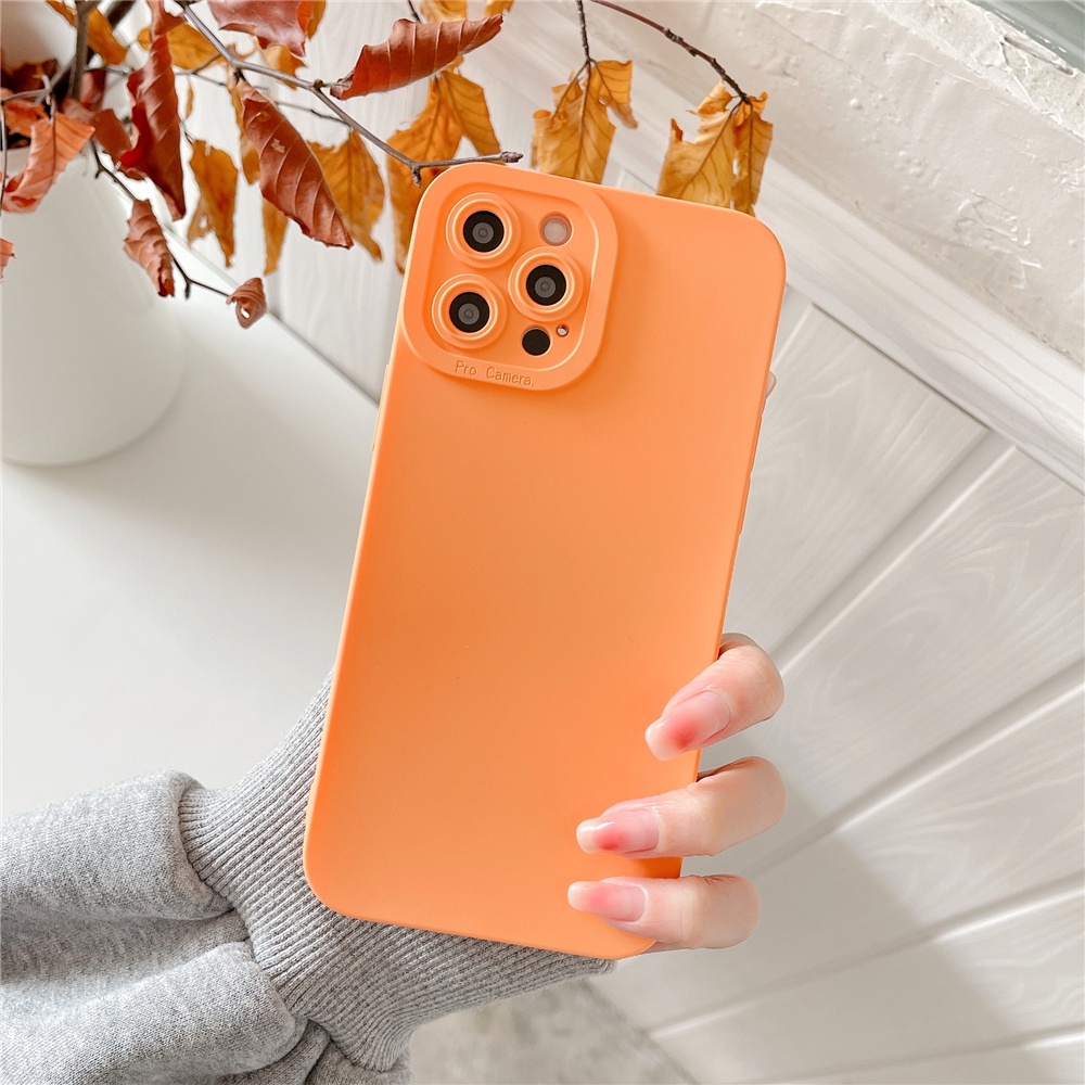 Ốp Điện Thoại Silicon Màu Kẹo Cho iPhone 11 12 13 Pro MAX Mini 6 6S 7 8 Plus 7Plus 8Plus XR X XS MAX SE 2020 2022