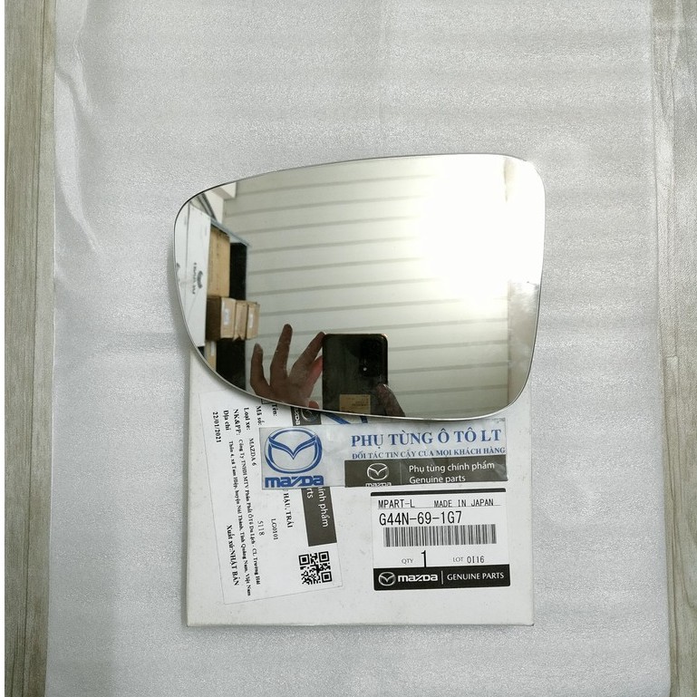 Mặt gương bên lái  Mazda 3 2015 AN chung Mazda 6 2015 hàng chính hãng GG4N691G7