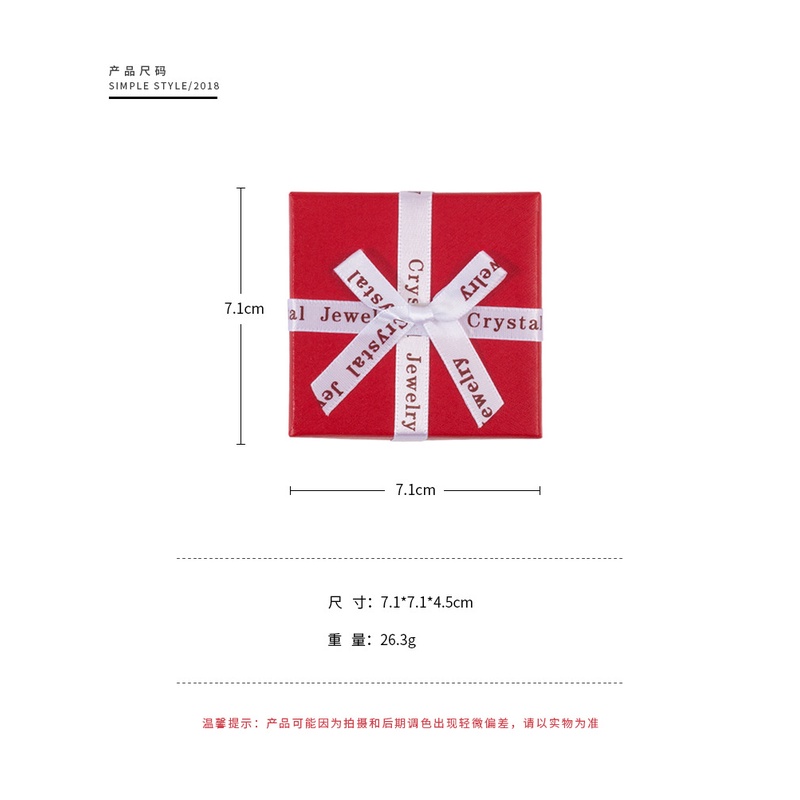 DREJEW Hộp đồ trang sức đa năng 7 * 7cm cho nhẫn/ vòng tay/ bông tai