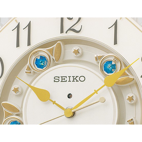 Đồng hồ treo tường Seiko RE576A nội địa Nhật | 39 giai điệu