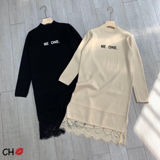 ⚡️FLASH SALE⚡️- ĐẦM LEN CHÂN PHA REN ME ONE