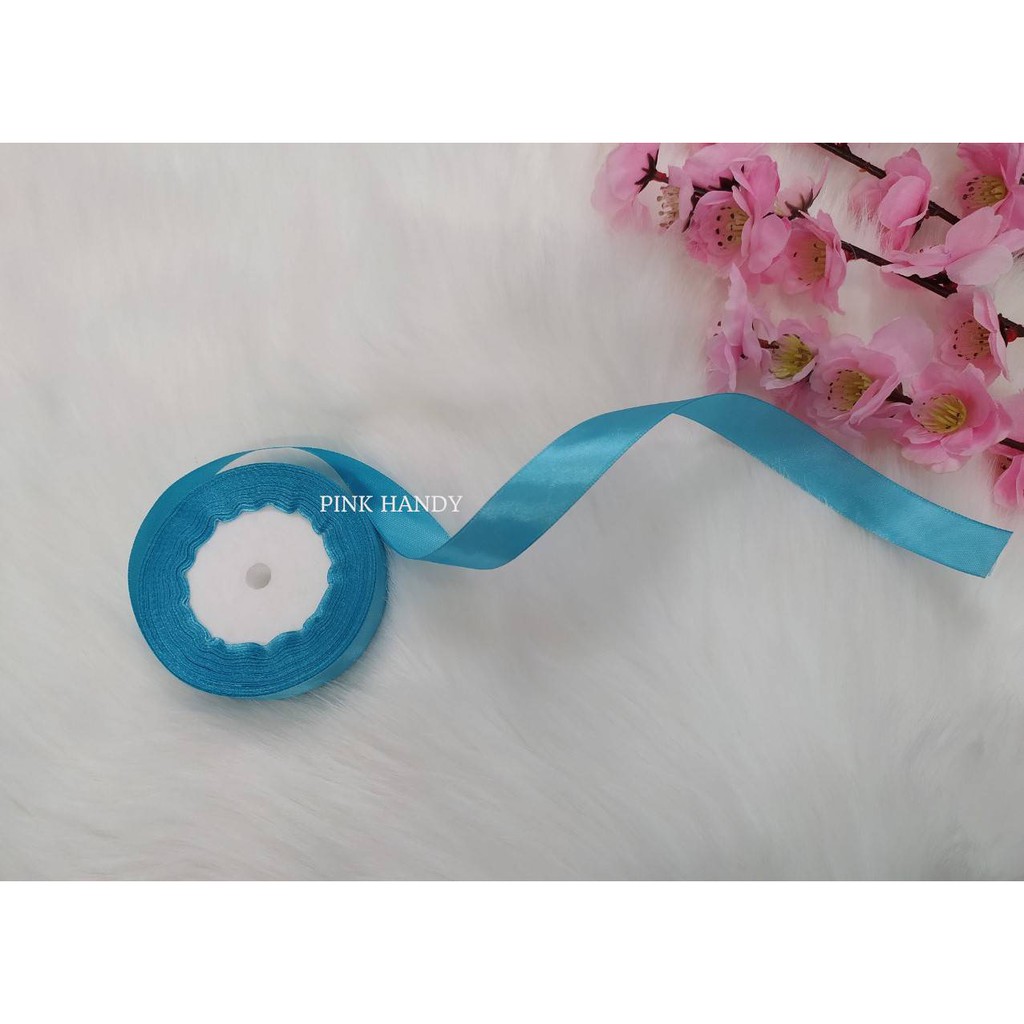 Dây ruy băng Satin, Lụa vải 2cm giá rẻ - Màu Đen, Nâu